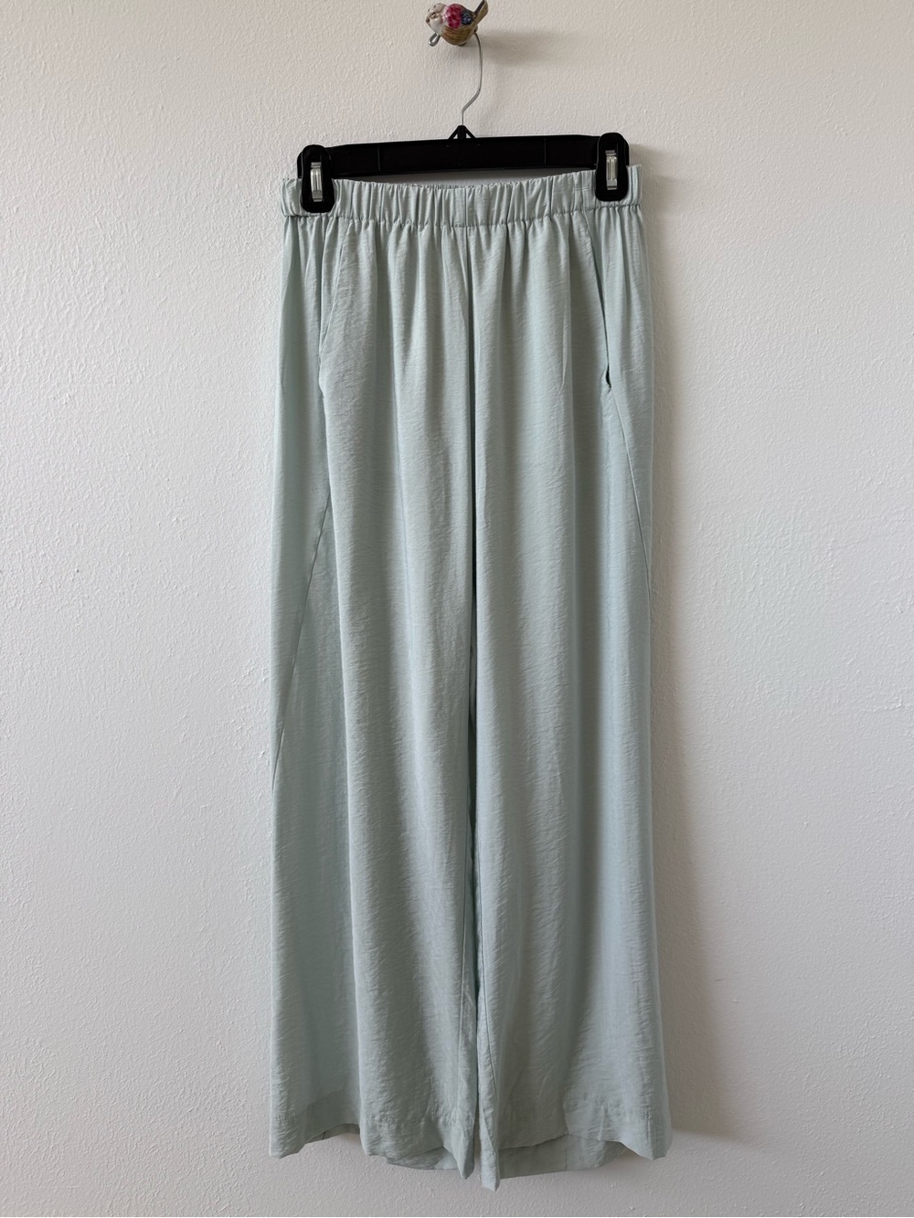 Luminary Light Sage Wide Leg Elastic Waist Pants